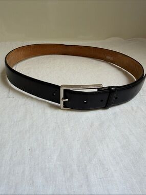 Coach Vintage Modern Harness Classic Black Leather Belt Men’s 32”